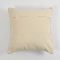 Black Embroided Pattern Cushion Cover Back