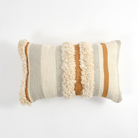 Neutral Tones Abstract Cushion- Sashaaworld