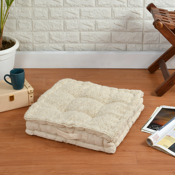 Natural Floor Cushion - Sashaaworld