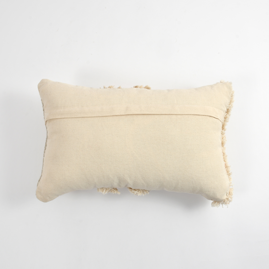 Neutral Tones Abstract Cushion- Sashaaworld