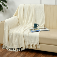 White Solid Throw
