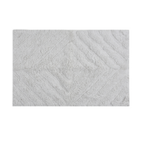 Ivory White Cotton bathmat