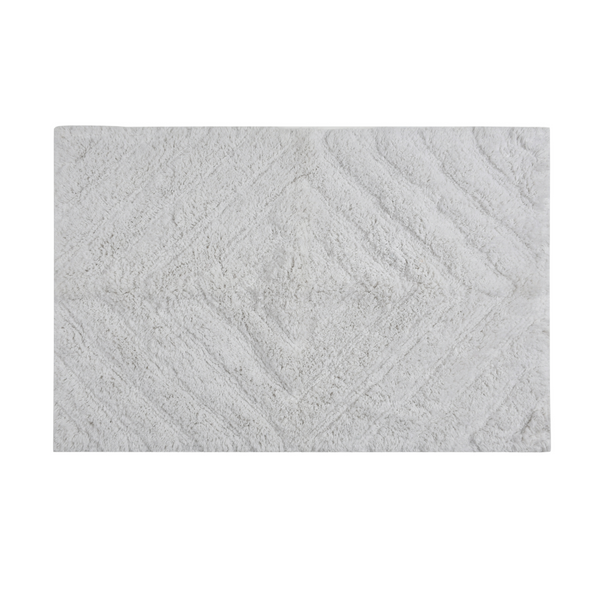 Ivory White Cotton bathmat