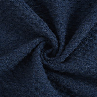 Navy Cotton Throw - Sashaaworld