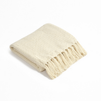 Ivory Cotton Throw