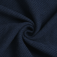 Navy Blue Solid Cotton Throw