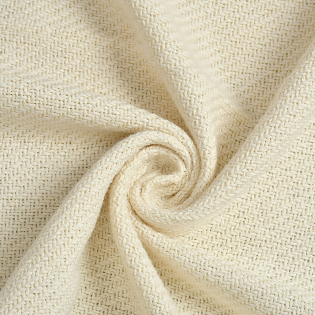 White Solid Throw