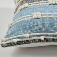 Blue Cotton Cushion Cover