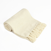 White Solid Throw
