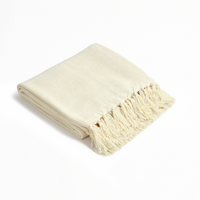 White Solid Throw