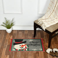 Snowman Christmas Rug