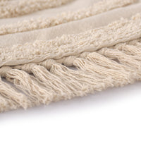 Circular patterned Cotton Tufted Rug