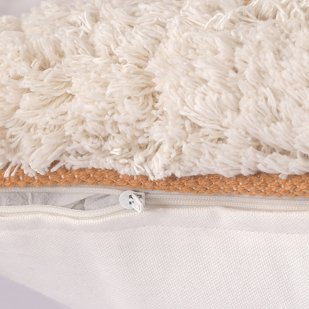 Boho Chic Chunky Handwoven Cushion Cover- Sashaa World