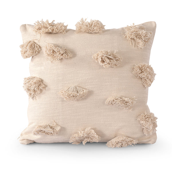 Tufted Pom-Pom Delight Cushion Cover
 - Sashaaworld