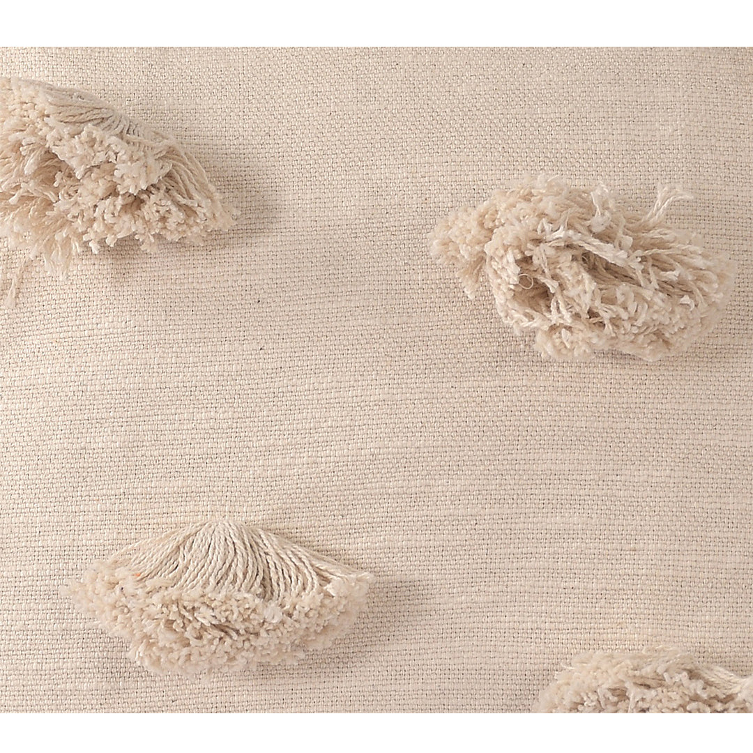 Tufted Pom-Pom Delight Cushion Cover
 - Sashaaworld