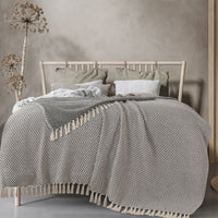 Black diamond Pattern Cotton Throw