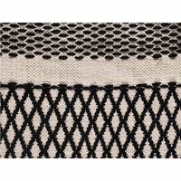 Black & White Handwoven Table Runner