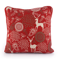 Reindeer Print Cushion Cover- Sashaaworld