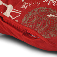 Reindeer Print Cushion Cover- Sashaaworld