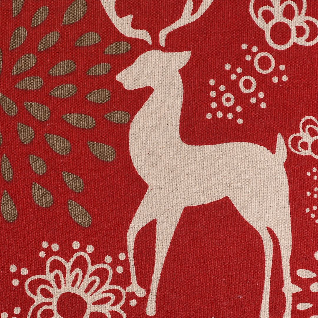 Reindeer Print Cushion Cover- Sashaaworld