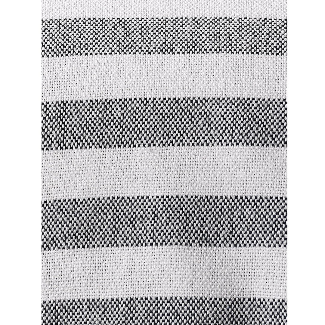 Striped Cotton Throw Bedcover  - Sashaaworld