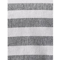 Striped Cotton Throw Bedcover  - Sashaaworld