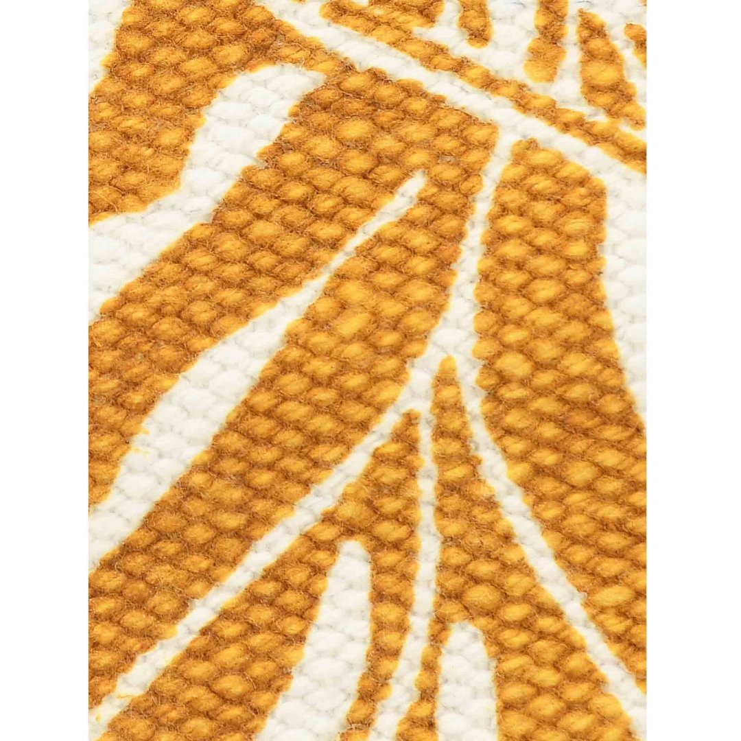 Yellow Leaf Printed Table Placemats - Sashaaworld