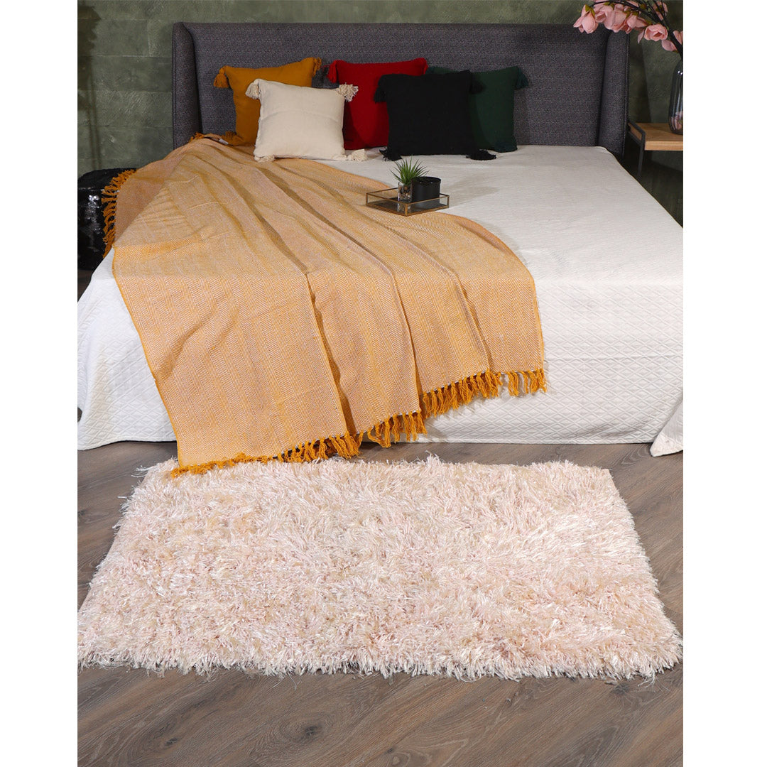 Dori Shag Rug Blush Pink - Sashaa World