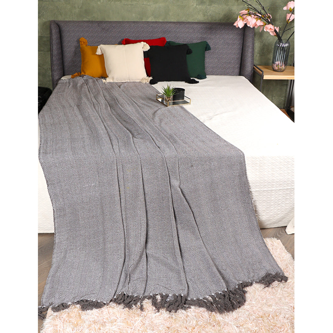 Granite-White XL Throw - Sashaa World