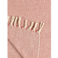 Spring-Hued Chevron Throw Blush Pink- sashaaworld