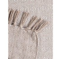 Nature-Inspired Herringbone Throw Blanket Grey - Sashaaworld