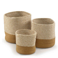 Ivory Basket Set of 3  - Sashaa World