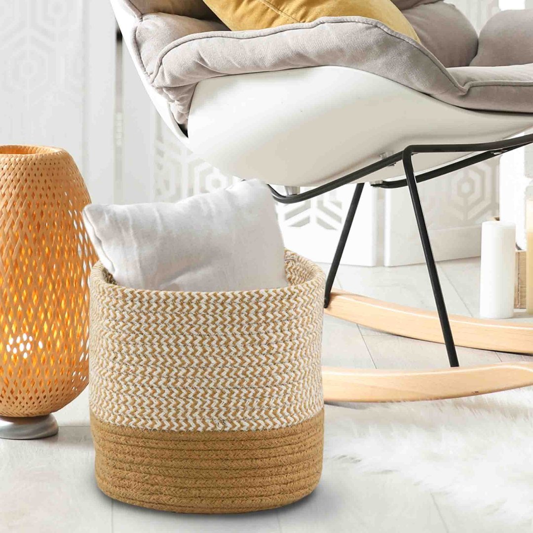 Ivory Basket Set of 3  - Sashaa World