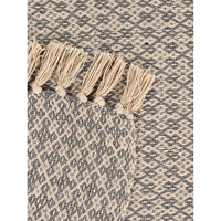 Soft Cotton Throw Blanket for Sofa/ Bed- Grey - Sashaaworld