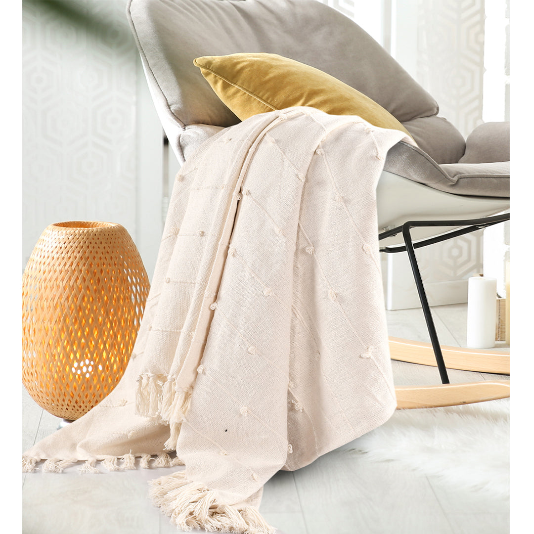 Bohemian Tassels Throw Blanket-Sashaa World
