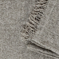 Soft Chenille Throw Grey - Sashaaworld
