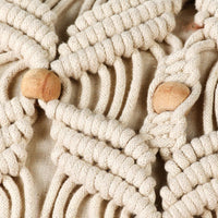 Macrame decorative cushion with beads - Sashaaworld