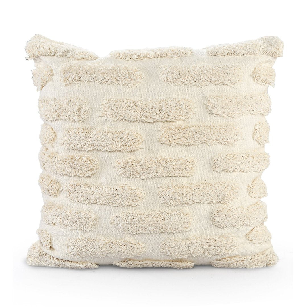 Ivory Tufted Cushion Cover - Sashaa World