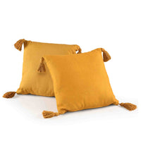 Vibrant Mustard Cushion Covers (Set of 2)- sashaaworld