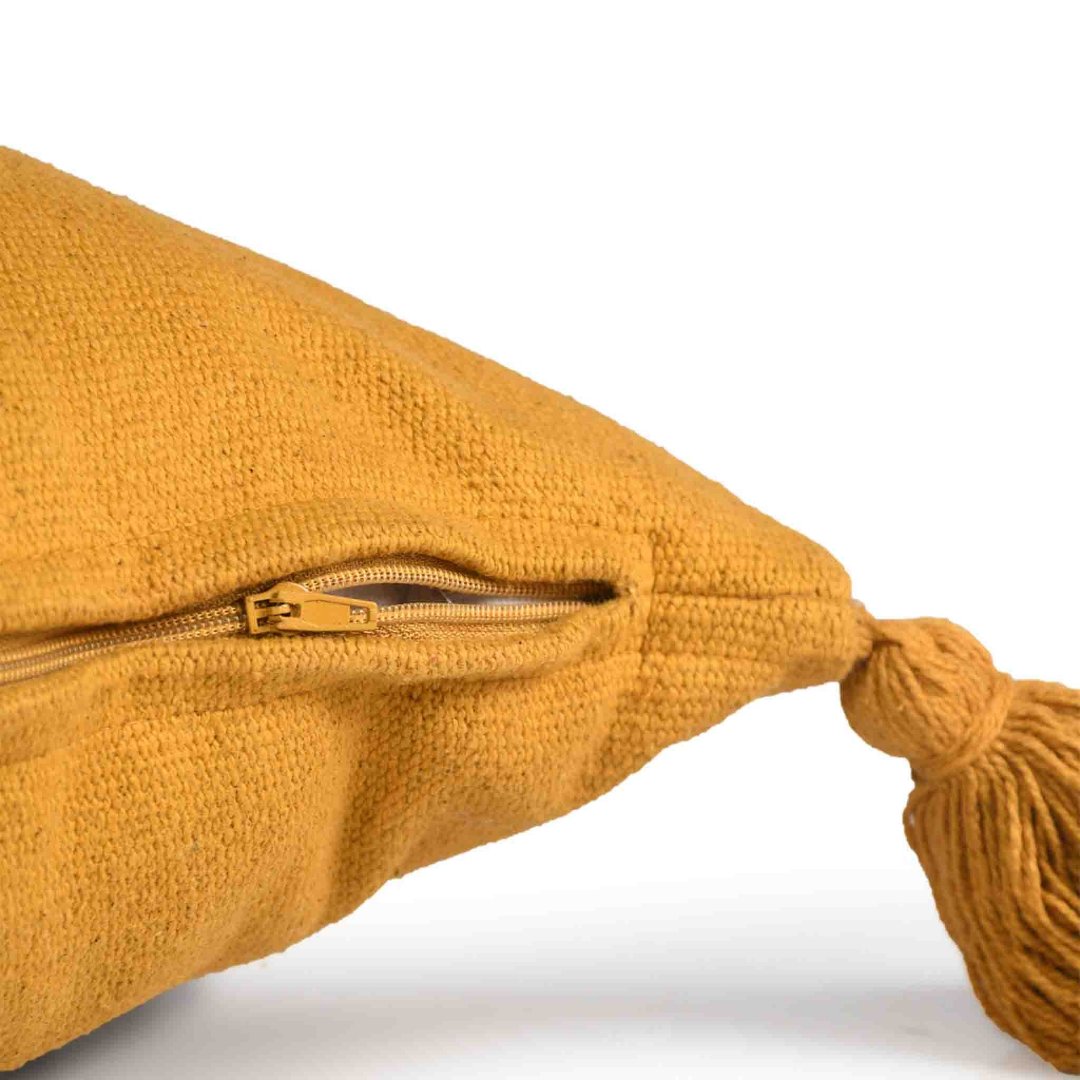 Vibrant Mustard Cushion Covers (Set of 2)- sashaaworld