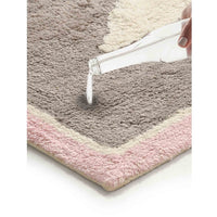 Sashaa World Pack of 2 Star Pattern Bath Mat