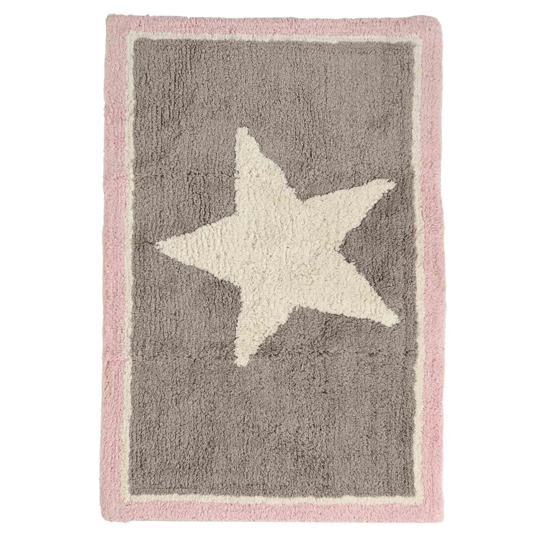 Sashaa World Pack of 2 Star Pattern Bath Mat