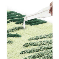 Pack of 2 Leaf Pattern Bath Mat- Sashaaworld