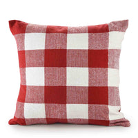 Red Check Cushion Cover - Sashaaworld