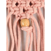Light Pink Wall Hanging with wooden beads - sashaa World