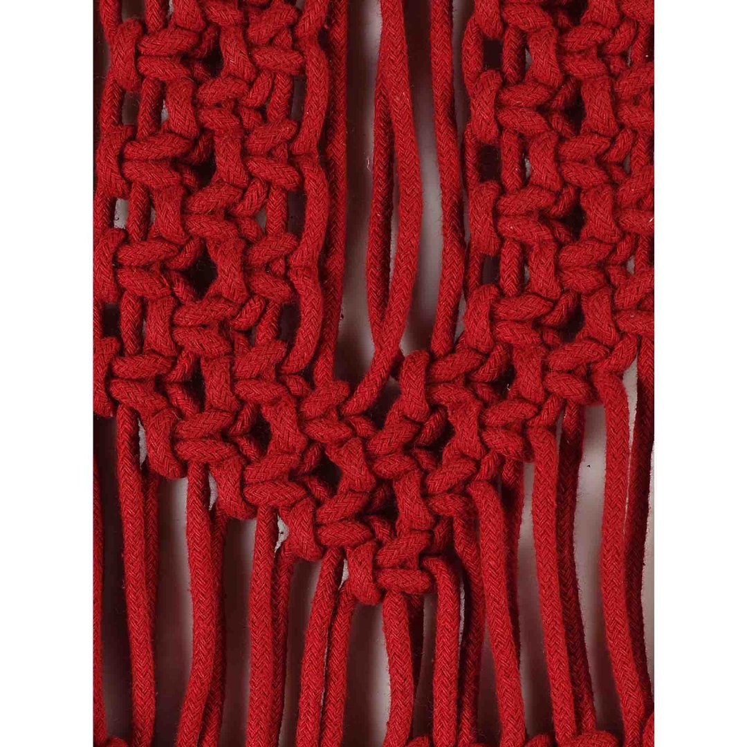 LOVE Wall Hanging with wooden beads red- Sashaa World