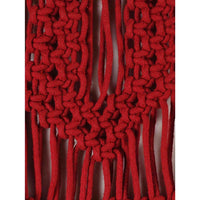 LOVE Wall Hanging with wooden beads red- Sashaa World