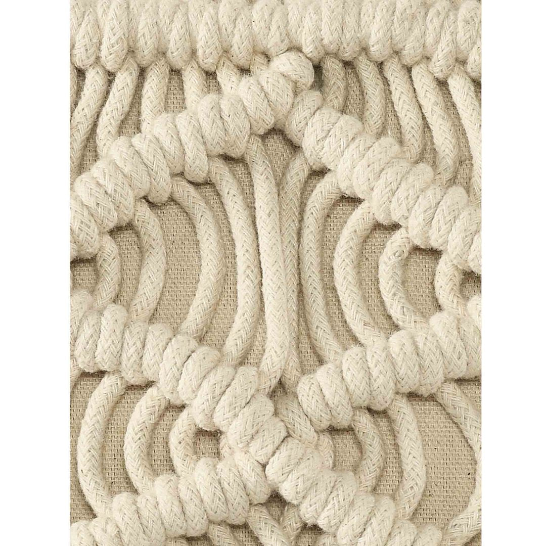 Macrame Natural Cushion - Sashaaworld