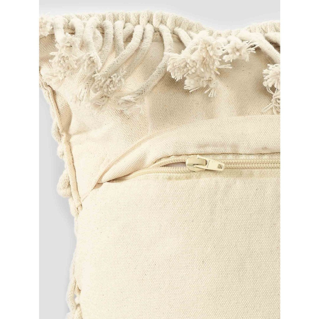 Macrame Natural Cushion - Sashaaworld