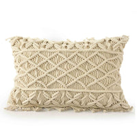 Macrame Natural Cushion - Sashaaworld
